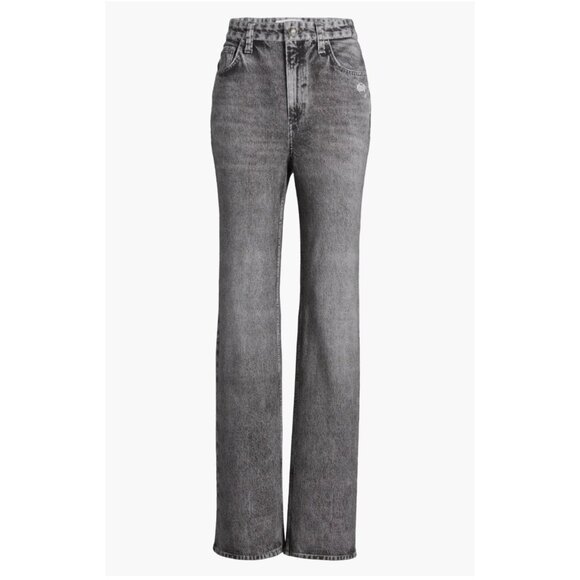 EUC rag & bone Miramar Shea Relaxed Straight Cotton Terry Sweatpant Jeans, 29 - Picture 1 of 16